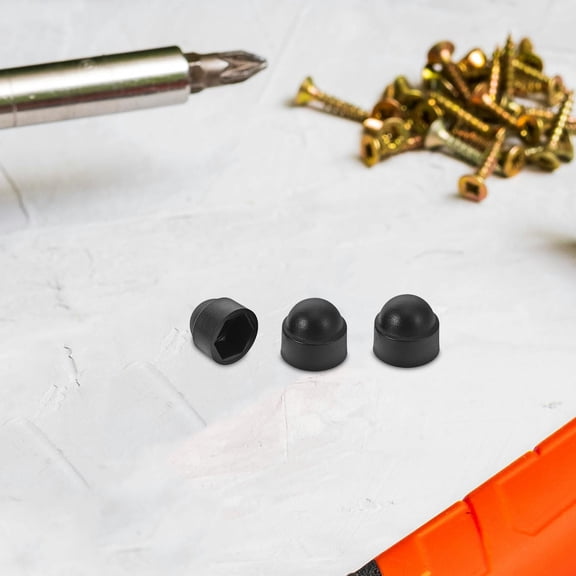 HIAKDOFT 25Pcs Plastic Screw Caps for Screws in Hardware Projects