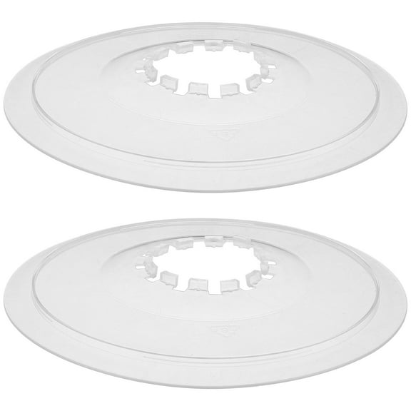 HIAKDOFT 2Pcs Bicycle Rear Sprocket Guard Transparent ABS Plastic Flywheel Guard for Mountain
