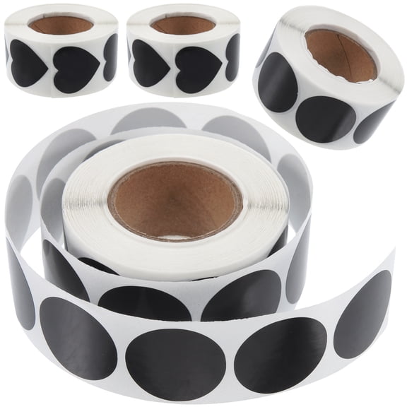 HIAKDOFT 4 Rolls Envelope Seals Stickers for Classifying Seasonings Homemade Labels and Housework