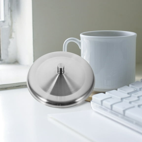 HIAKDOFT 4Pcs Hot Cup Lids for Coffee Mugs 3.93X3.93X0.59in