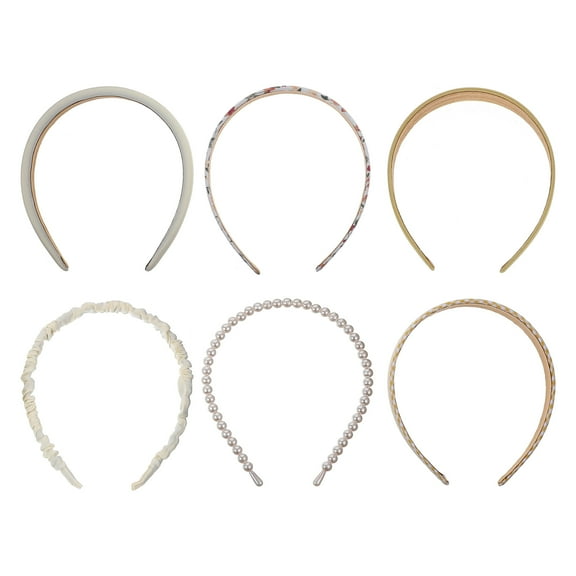 HIAKDOFT 6Pcs Cute Headbands for Women and Girls Suitable for Face Washing and Party Matching