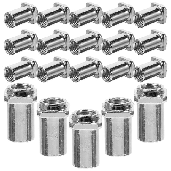 HIAKDOFT Drum Tension Lug Nuts 20Pcs Multi-Grained Design Iron Swivel Nut 1.5x0.9in