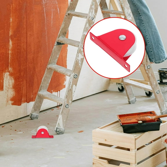 HIAKDOFT Ladder Pulley Wheel 1Pack Metal Plastic for Household Step Ladders Safe Usage