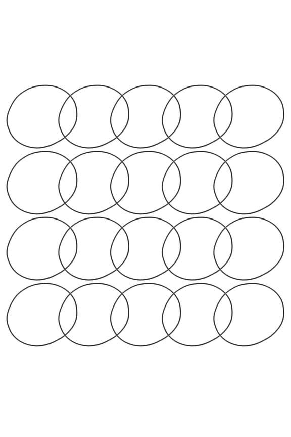 Watch Back Gasket Kit 200Pcs Black Circular Silicone Prevent Moisture for Repair Professionals