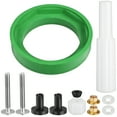 thumbnail image 1 of HIBIBUD 1 Set Tank To Bowl Gasket Kit Inside Tank Toilet Repair Kit Tank Sealing Gasket Toilet Tank Replacement Parts, 1 of 6