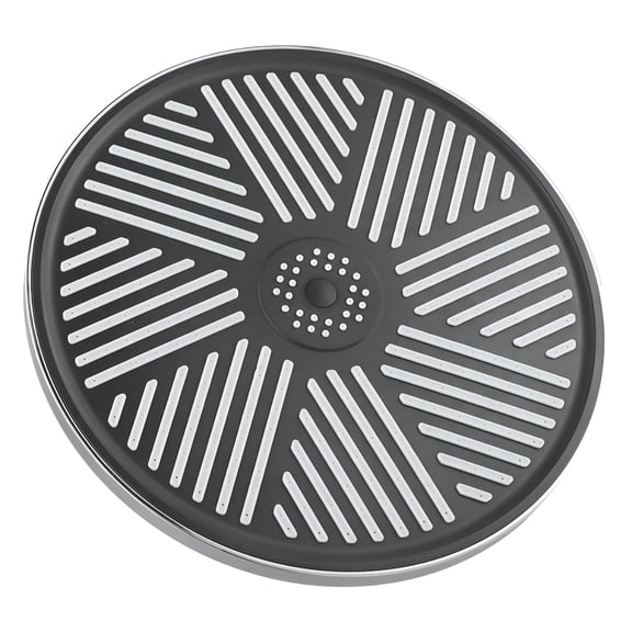 HIBIBUD 10 Inch Overhead Rain Shower Head High Pressure Rainfall Waterfall Detachable Bathroom