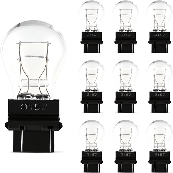 HIBIBUD 10 Pcs 3157 Bulb, Replacement Light Kit Set for Car Daytime Running Reverse Backup Parking Tail Brake Turn Signal Light Bulb