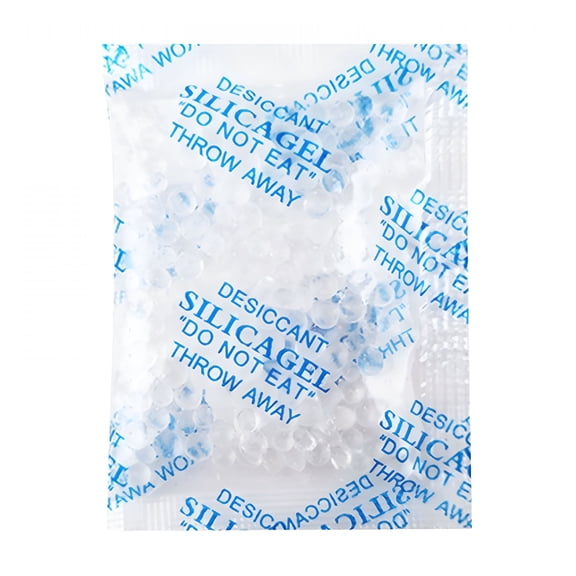 HIBIBUD 100 Packs Silica Gel Desiccant - 2G Moisture Absorber Packets with Blue BeadsFood Safe Non-Toxic for StorageClosetsShoesElectronicsBags - Keep Items Dry Prevent Mold