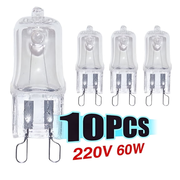 HIBIBUD 10Pcs Oven Light Bulb G9 High Temperature Bulb Steamer Light 25w 28w 40w 60w