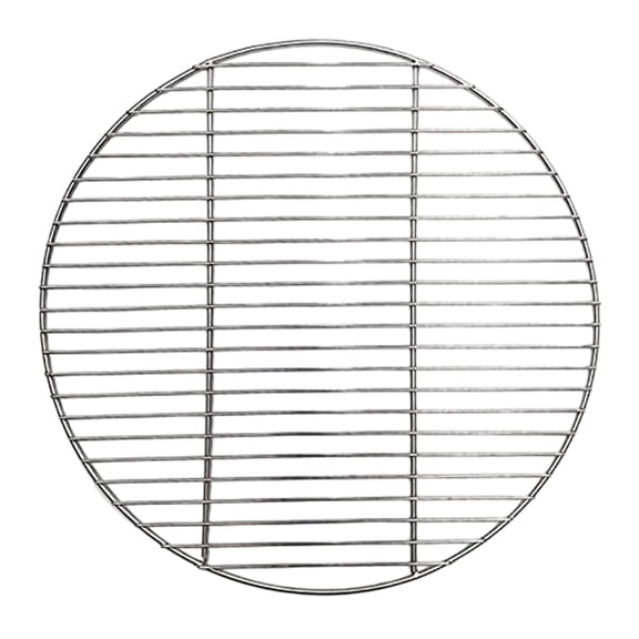 HIBIBUD 12/15/17" Cooking Grill Grates,Stainless Steel Round Wire Grill Grate,Heavy Duty Steel Campfire Bbq Grill Grid, Cooking Grate Replacement for Most Barbecue Ceramic Grill, for Party