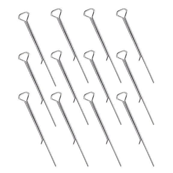 HIBIBUD 12Pcs Candle Wick Holders Candle Wick Fixed Clips Holder Wick Centering Tool Diy Candle Making Supplies Accessories Silver Candle Wick Holders