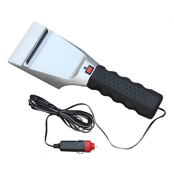 HIBIBUD 12V Electric Heated Car Ice Scraper, Auto Windshield Snow Removal Shovel