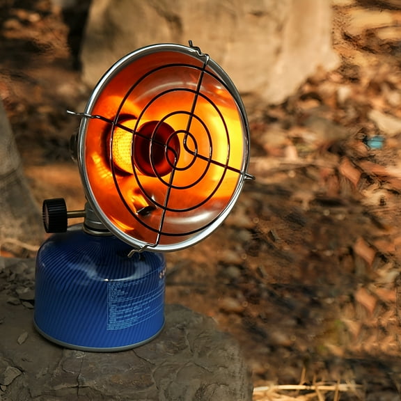 HIBIBUD 15,000 BTU Propane Tank Top Heater with Shut-off Valve and Tip-over Switch 3 Settings Space Heater for Camping Garage Porch Outdoor Sports Portable Heater