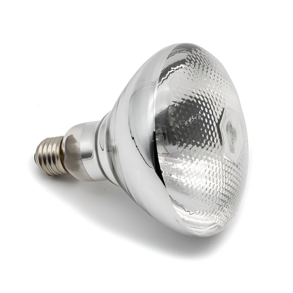 HIBIBUD 150W Infrared Heating Lamp Bulb, E26 Base Explosion-Proof Quartz Glass, Waterproof Heat Light for Animal Brooder Poultry Bathroom, 120V Clear