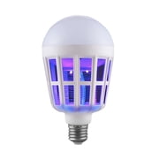 HIBIBUD 15W Insects Bug Zapper Light Bulb Mosquito Repellent Smart Light for Home Bedroom Living Room Backyard Patio