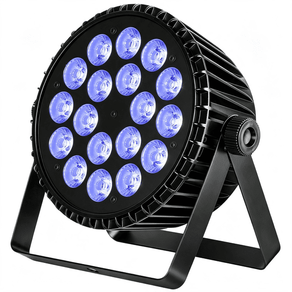 HIBIBUD 18X18W Rgbwauv Led Stage Par Lights for Stage Party Weddings ...