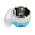 thumbnail image 1 of HIBIBUD 1L Automatic Electronic Stainless Steel Tank Yogurt Maker Home Yogurt Making Machine with CN Plug (Blue), 1 of 7