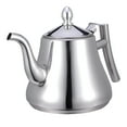 thumbnail image 1 of HIBIBUD 1L Stainless Steel Tea Kettle with Removable Strainer-Fast-Boiling Electric Pot for Home/Restaurant Use，Durable&Easy-Clean Design for Herbal/Black Tea Brewing Kettle Electric Stainless Steel, 1 of 7