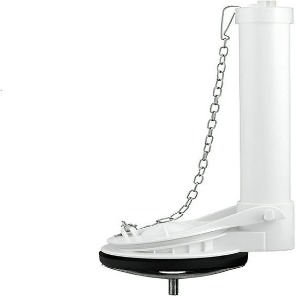 HIBIBUD 2-Inch Toilet Flush Valve Replacement Kit: Universal One Piece Toilet Tank Drain Toilet Fill Valve Replacement with Flapper & Chain,Toilet Tank Internal Repair Kit