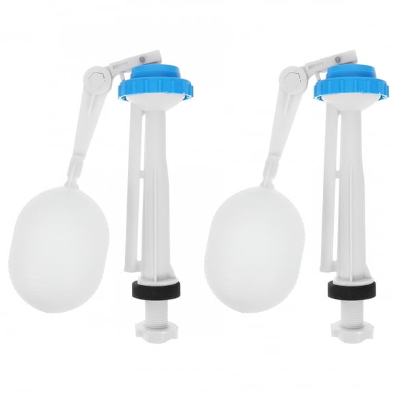 HIBIBUD 2 Pack Toilet Flush Inlet Valve & Float Replacement Kit, Fill Valve