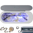 thumbnail image 1 of HIBIBUD 2025 Ultrasonic Jewelry Cleaner, Professional Sonic Cleaner, Best Clean for Glasses, Gold & Silver Rings, Necklaces & Retainers, One-Touch Operation, 1 of 6