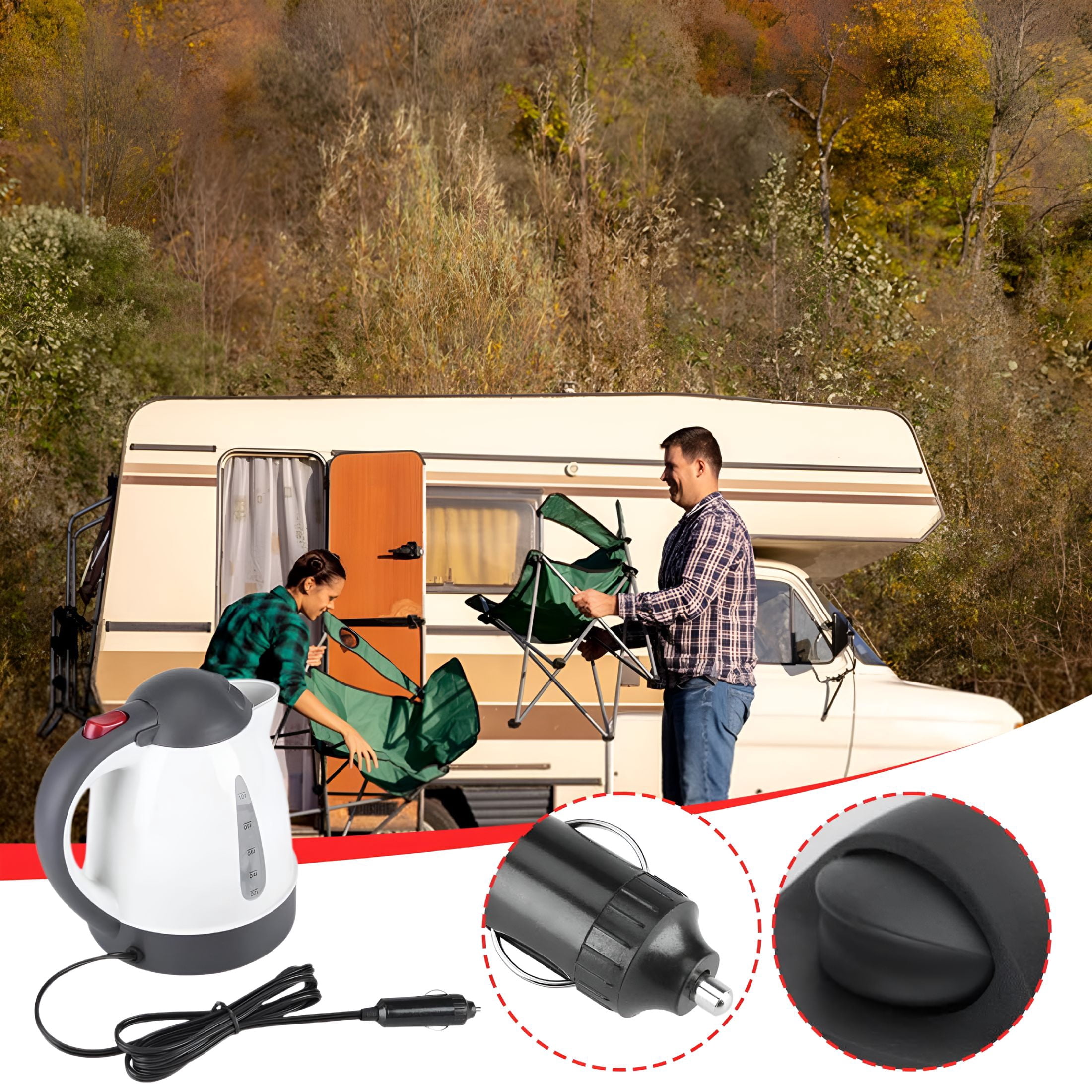 Portable 12V Vehicle Cooking Appliances for Truckers and Travelers