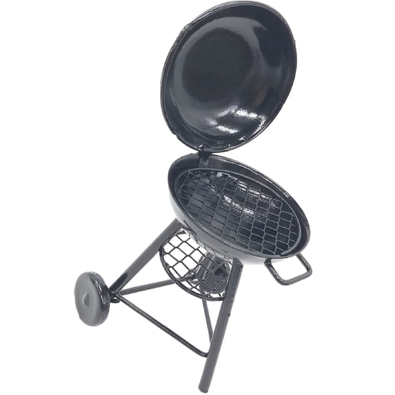 HIBIBUD 2026 New 1Pack Small Charcoal Grill Small Grill for Kids Mini House Furniture Indoor Play for Backyard, Patio, Camping, Picnic