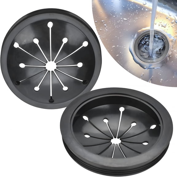 HIBIBUD 2026 New 2 Pack Garbage Disposal Splash Guard 3-1/8 Inch Collar Sink Baffle Garbage Disposal Stopper for Kitchen,Sink,Home Compatible with Ez Mount Disposals