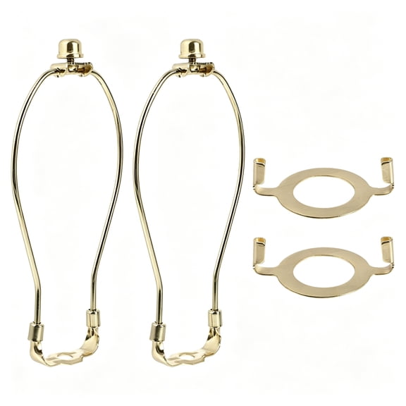 HIBIBUD 2026 New 2 Pcs Shade Bracket Lamp Parts Harp for Table Repair Lighting Diy Lampshade Accessories,for Lamp Repair,Home Lighting,Table Lamps,Diy Projects,Lighting Accessories.