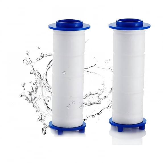HIBIBUD 2026 New 2 Pcs Shower Head Filters,Pp Cotton Filter Cartridge Filter,High Pressure Handheld Turbo Fan Shower Heads Filter,Remove Chlorine Heavy Metal Harmful Substances From Hard Water