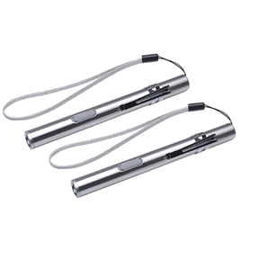 HIBIBUD 2026 New 2 Pcs Usb Mini Flashlight Rechargeable Handy Torch Pen Light 1000 Lumens Led Lighting Rechargeable Pen Light, for Camping, Hiking, Emergency Kits, Outdoor Activities, Task Lighting.