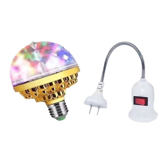 HIBIBUD 2026 New 2Pcs Disco Ball Rotating Light Effect Led Sign Color Changing Lights Neon Lights Style for Parties Home Decor Clubs Events Dj Setups Festive Lighting.