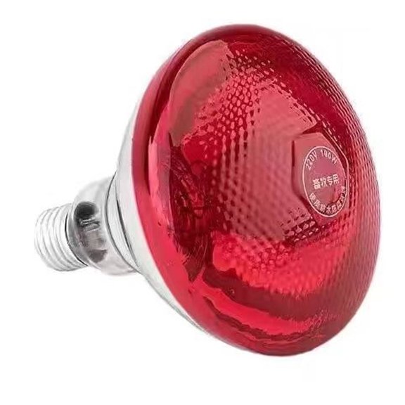 HIBIBUD 2026 New 2Pcs Heat Lamp Adjustable Angle Red Light Bulb Highly Energy-Efficient Heat Lamp Bulbs for Reptile Tank,Pet,Incubator,Style1