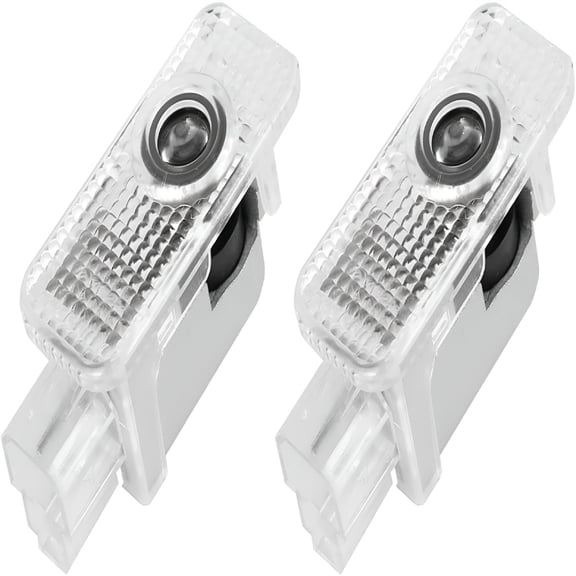 HIBIBUD 2026 New 2Pcs Never Fade Led Door Light Logo Projection,Ghost Shadow Puddle Light Compatible for A3/A4/A5/A6/A7/A8/Q3/Q5/Q7/R8/Tt/Rs/S3/S4/S5/S6 Accessories(4 Rings)