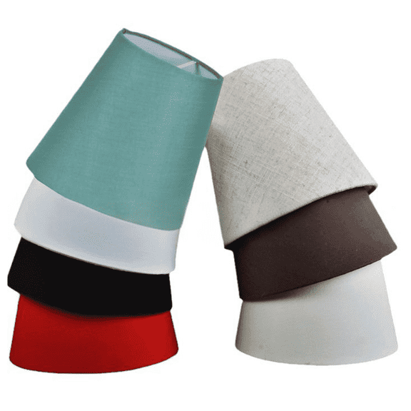 HIBIBUD 2026 New 2Pcs Small Lamp Shades Pvc Shell Protection Lamp Shades Set of 2 Simple Flat Sticker Lamp Shades for Table Lamps White for Home Decor Bedroom Living Room Nightstands Bedside Lighting
