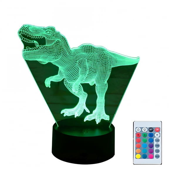 HIBIBUD 2026 New 3D Night Light Table Lamp with Remote Control 16 Color Changing Rgb Ambient Lights for Bedroom Festival Home Bedside Glowing Night Light Decorations Novelty Night Light Decor