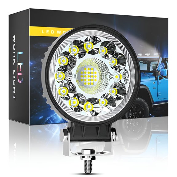 HIBIBUD 2026 New 4Inch 100W Led Bar Offroad Spotlight 12V 24V Work Light Bar for Car for Offroad Driving,Vehicle Lighting,Outdoor Work,Night Driving,Truck Accessories,Rugged Terrain Use
