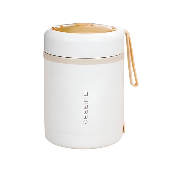 HIBIBUD 2026 New 600Ml Usb Electric Heating Lunch Box,Stainless Steel Thermal Soup Jar,Portable Picnic Milk Drink Food Heater Stainless Steel Food Warmer Container Portable Food Warmer