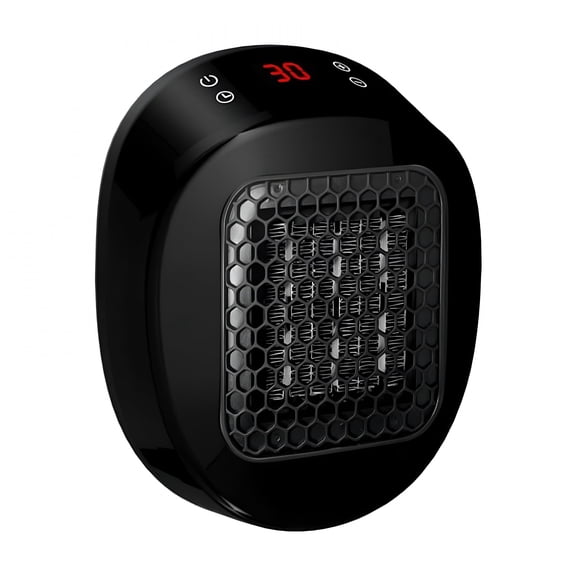 HIBIBUD 2026 New 600W Ceramic Wall-Mounted Heater with Adjustable Thermostat,Timer,And Led Display - Quiet Operation and Wireless Remote Control for Fast Heating in Any Room