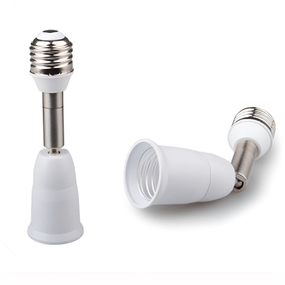 HIBIBUD 2026 New Adjustable E27 Light Socket Extender for Ceiling Lights, Lamps, Home, Office, Workshop, Garage, Pendant Lighting