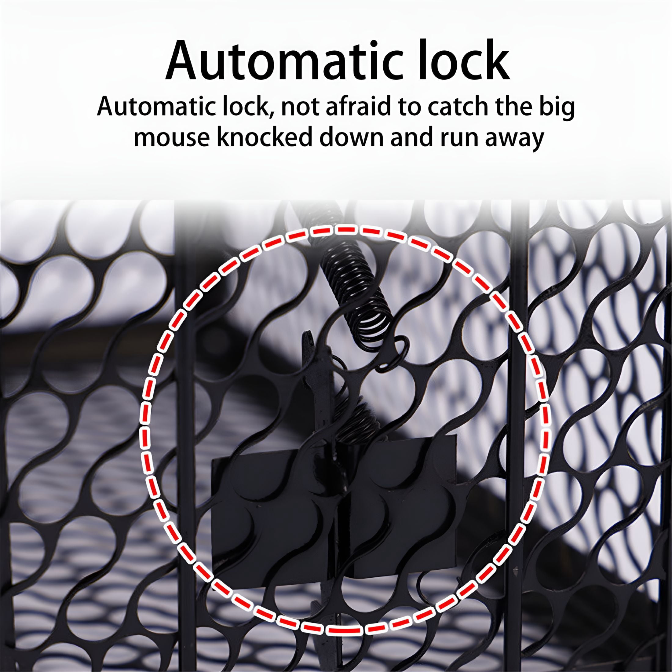 HIBIBUD 2026 New Animal Trap Cage Trap Control Catch Food Factories and Other Places for Deratting Mousetraps for Mice Humane Rat Traps Catch and Release Black