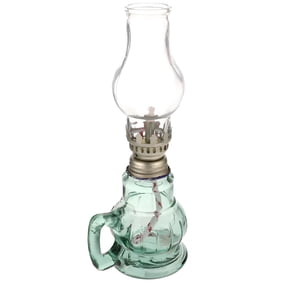 HIBIBUD 2026 New Antique Oil Lamp Kerosene Vintage Glass Oil Lamps for Indoor Use for Home Decor, Living Room, Vintage Ambiance, Power Outages, Cozy Lighting, Rustic Settings