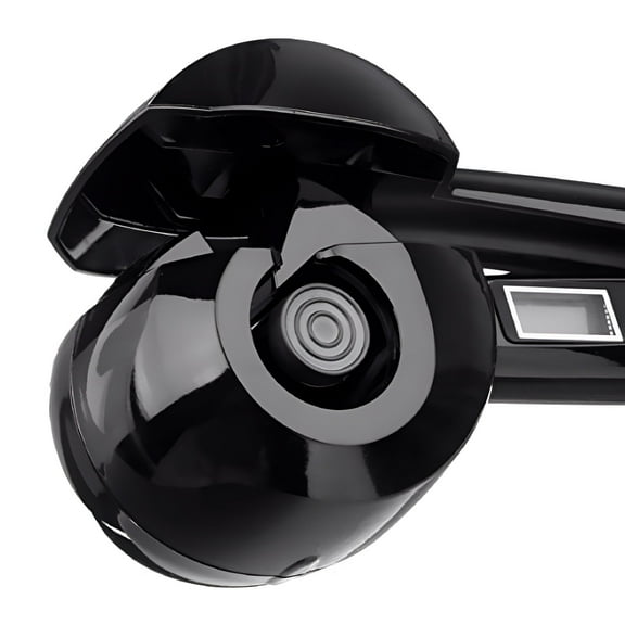 HIBIBUD 2026 New Automatic Hair Curler Ceramic Curling Iron Wand Roller Wave Machine Auto Rotating Steam Curler Universal Voltage Lcd Display with Time/Temperature/Curl Direction Setting