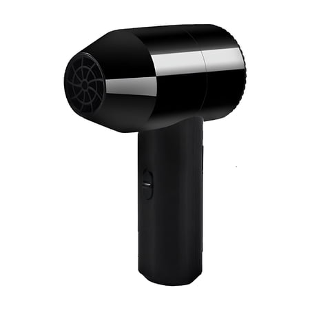 HIBIBUD 2026 New Black Mini Hair Dryer Wireless Cool Air Blower Cold Air Setting for Hair Styling Color Painting Cooling Tool Plastic Material Portable Blower Travel Beauty Styling Accessory Black