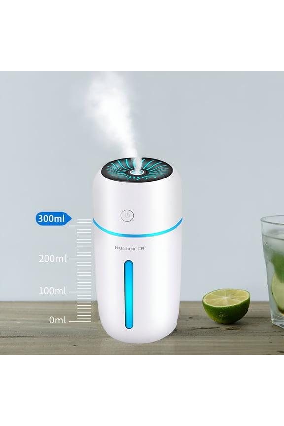 2026 New Car Usb Humidifier,Wireless Aromatherapy Nebulizer with 300Ml Tank,Long-Lasting Mist,Essential Oil Diffuser for Home,Office,Car Travel,Relaxing Mist,Portable and Stylish