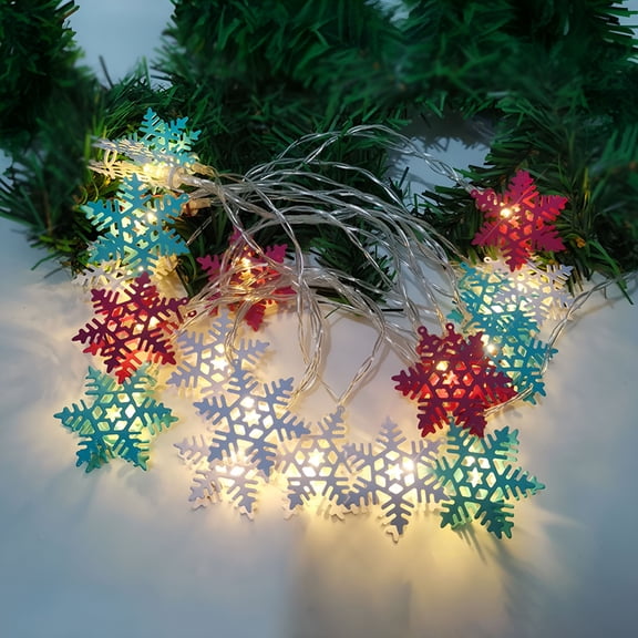 HIBIBUD 2026 New Christmas String Lights,5.4Ft String Lights,Usb Operated Xmas Waterproof Lights for Indoor Outdoor Wedding Holiday Party Home Decor,Cluster Lights for Christmas Tree,White Red Green
