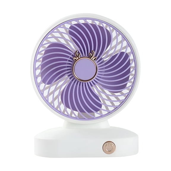 HIBIBUD 2026 New Desk Fan, Small Oscillating Fan, Table Air Circulator Fans for Bedroom, Rechargeable Battery Operated Fan with 3 Speeds, for Home and Outdoor Use