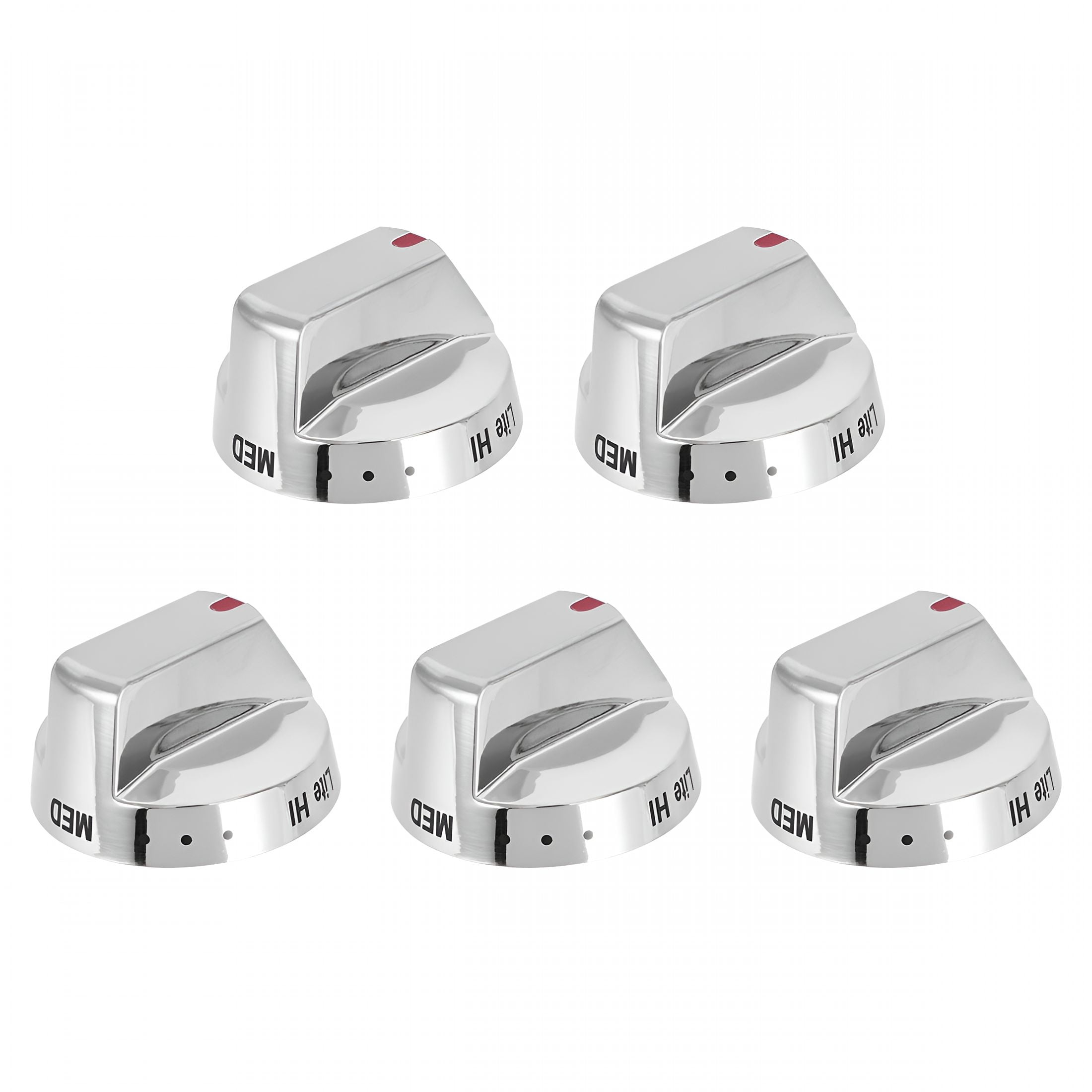 HIBIBUD 2026 New Dg64-00473A Gas Stove Burner Control Stove Knob Range Oven Replacement for Cooktop(5Pcs) for Gas Stoves, Cooktops, Kitchen Repairs, Oven Replacements