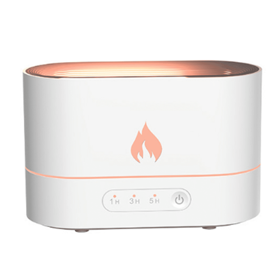 HIBIBUD 2026 New Diffusers for Home Flame&Mist Combo Effect Humidifier Auto Shut-Off Scent Diffusers for Home for Living Room Bedroom Office Spa Relaxation Spaces Yoga Studio