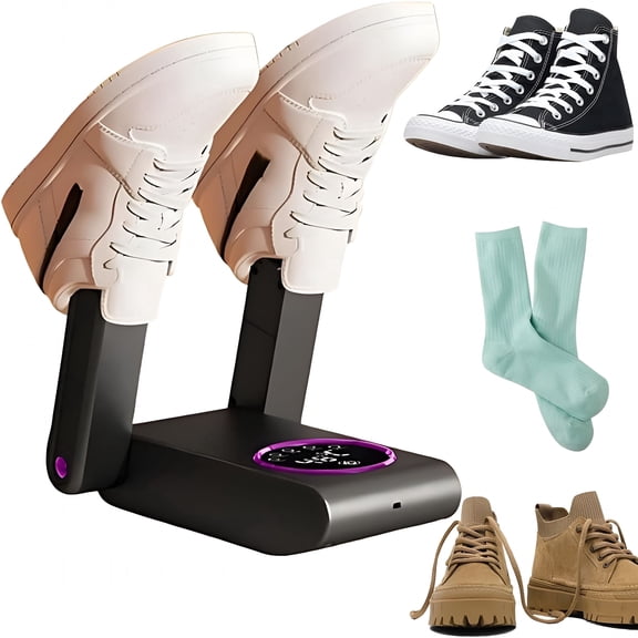 HIBIBUD 2026 New Electric Boots Dryer,Timed Shoe Dryer,Gloves and Socks Dryer with 118.4 Constant Temperature,4 Timer Modes,Telescopic Dry Rack,360 Surround Wind,90 Folding for Socks,Sneakers